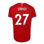 Maillot Liverpool NO.27 Origi Domicile 2020 2021 Rouge