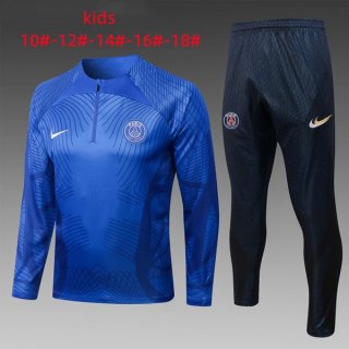 Enfant Survetement Training PSG 2023 Bleu 3 Enfant Survetement Training PSG 2023 Bleu 3