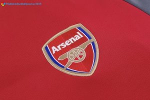 Survetement Arsenal 2017 2018 Rouge Gris Marine