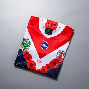 Maillot Sydney Roosters Anzac 2018 Bleu