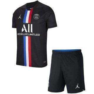 JORDAN Maillot Paris Saint Germain 4ª Enfant 2019 2020 Noir