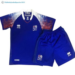 Maillot Islande Domicile Ensemble De Enfant 2018 Bleu Maillot Islande Domicile Ensemble De Enfant 2018 Bleu