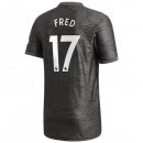 Maillot Manchester United NO.17 Fred Exterieur 2020 2021 Noir