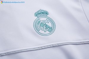 Survetement Real Madrid Enfant 2017 2018 Blanc Vert