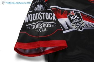 Maillot Rugby Warriors Domicile 2017 2018 Noir