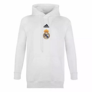 Sweat Shirt Capuche Real Madrid 2020 2021 Blanc