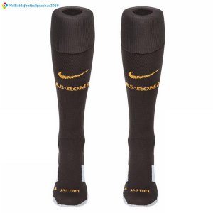 Chaussette As Roma Third 2017 2018 Noir