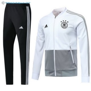 Survetement Allemagne 2018 Blanc Gris Survetement Allemagne 2018 Blanc Gris
