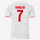 Maillot Juventus NO.7 Ronaldo Exterieur 2019 2020 Gris Blanc