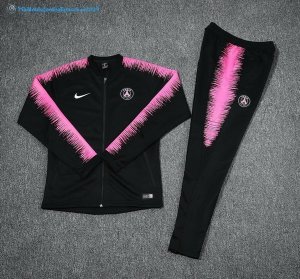 Survetement Paris Saint Germain 2018 2019 Rose Noir