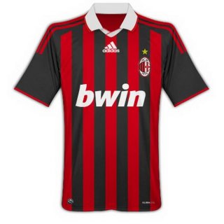 Maillot AC Milan Domicile Retro 2009 2010 Rouge