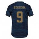 Maillot Real Madrid NO.9 Benzema Exterieur 2019 2020 Bleu