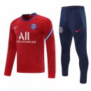 Survetement Paris Saint Germain 2021 2022 Rouge Bleu