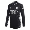 Thailande Maillot Arsenal Domicile ML Gardien 2020 2021 Noir