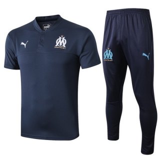 Polo Marseille Ensemble Complet 2019 2020 Bleu