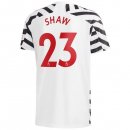 Maillot Manchester United NO.23 Shaw Third 2020 2021 Blanc