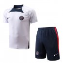 Maillot Entrainement PSG Ensemble Complet 2022 2023 Blanc