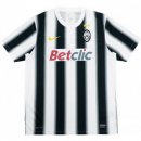 Thailande Maillot Juventus Replica Domicile Retro 2011 2012 Noir Blanc