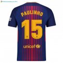 Maillot Barcelona Domicile Paulinho 2017 2018