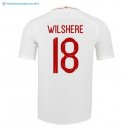 Maillot Angleterre Domicile Wilshere 2018 Blanc