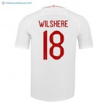 Maillot Angleterre Domicile Wilshere 2018 Blanc