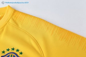 Survetement Brésil 2018 Jaune Vert