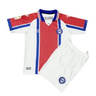 Maillot Deportivo Alavés Exterieur Enfant 2020 2021 Rouge