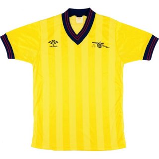 Thailande Maillot Arsenal Exterieur Retro 1983 1984 Jaune Thailande Maillot Arsenal Exterieur Retro 1983 1984 Jaune