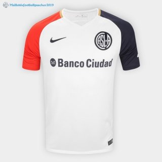 Maillot San Lorenzo de Almagro Exterieur 2018 2019 Blanc Maillot San Lorenzo de Almagro Exterieur 2018 2019 Blanc