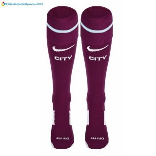 Chaussette Manchester City Exterieur 2017 2018 Purpura