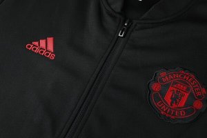 Survetement Manchester United 2019 2020 Noir Rouge