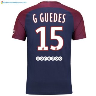Maillot Paris Saint Germain Domicile G Guedes 2017 2018 Maillot Paris Saint Germain Domicile G Guedes 2017 2018
