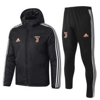 Veste Vers Le Bas Juventus Ensemble Complet 2019 2020 Noir