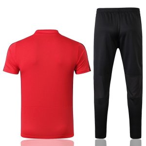 Polo Ensemble Complet Real Madrid 2018 2019 Rouge Noir