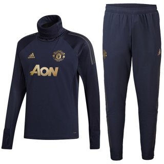 Survetement Enfant Manchester United 2018 2019 Bleu Oro