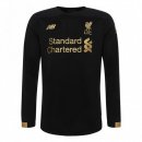 Maillot Liverpool Domicile ML Gardien 2019 2020 Noir