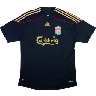 Thailande Maillot Liverpool Exterieur Retro 2009 2010 Noir Thailande Maillot Liverpool Exterieur Retro 2009 2010 Noir
