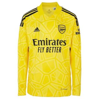 Thailande Maillot Arsenal Gardien ML 2022 2023 Jaune