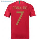 Maillot Portugal Domicile Ronaldo 2018 Rouge