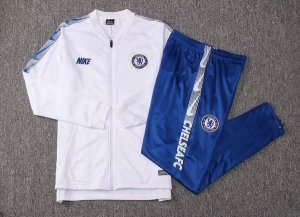 Survetement Chelsea 2019 2020 Blanc Bleu