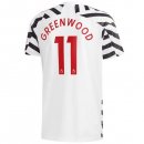 Maillot Manchester United NO.11 Greenwood Third 2020 2021 Blanc