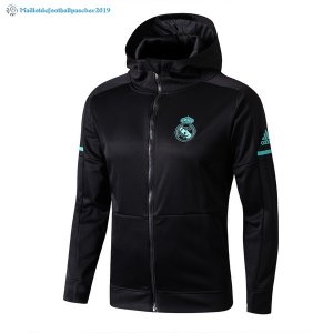 Survetement Real Madrid 2017 2018 Noir Marine Vert