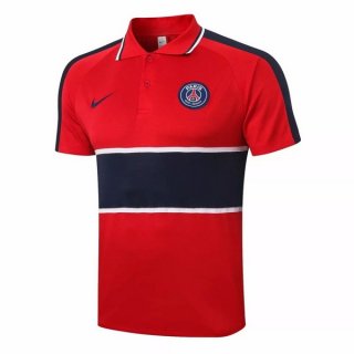 Polo Paris Saint Germain 2020 2021 Rouge Noir Polo Paris Saint Germain 2020 2021 Rouge Noir