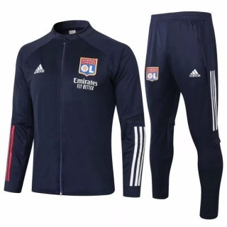 Survetement Lyon 2020 2021 Bleu Blanc