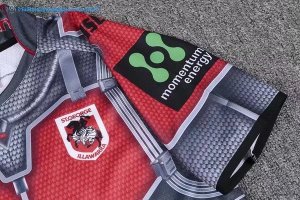 Maillot Rugby St.George Illawarra Dragons 2017 2018 Gris