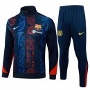 Survetement Barcelone 2025-2026 Bleu Rouge 2