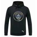 Sweat Shirt Capuche Manchester City 2020 2021 Noir