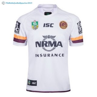 Maillot Rugby Brisbane Broncos Exterieur 2018 Blanc