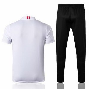JORDAN Polo Ensemble Complet Paris Saint Germain 2018 2019 Blanc Noir