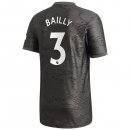 Maillot Manchester United NO.3 Bailly Exterieur 2020 2021 Noir